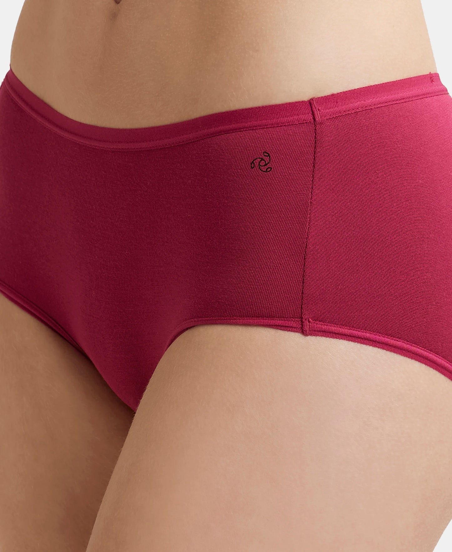 Full Coverage Micro Modal Elastane Full Brief With Exposed Waistband and StayFresh Treatment  - Anemone-7