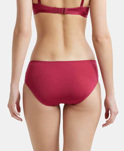Full Coverage Soft Touch Microfiber Elastane Hipster With Lace Styling and StayFresh Treatment - Anemone-3