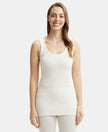 Super Combed Cotton Rich Thermal Tank Top with StayWarm Technology - Off White-1