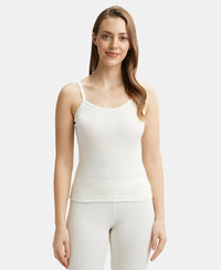 Super Combed Cotton Rich Thermal Camisole with StayWarm Technology - Off White-1