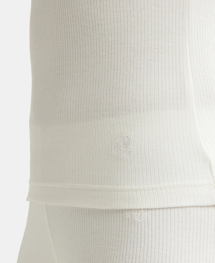Super Combed Cotton Rich Thermal Camisole with StayWarm Technology - Off White-7