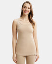Soft Touch Microfiber Elastane Thermal Tank Top with StayWarm Technology - Skin-1