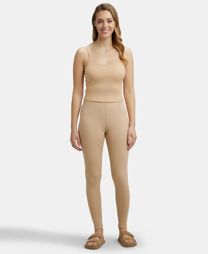 Super Combed Cotton Rich Thermal Leggings with StayWarm Technology - Skin-4