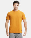 Super Combed Cotton Rich Round Neck Half Sleeve T-Shirt - Desert Sun-1