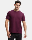 Super Combed Cotton Rich Round Neck Half Sleeve T-Shirt - Wine Tasting-1