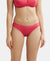 Medium Coverage Super Combed Cotton Elastane Stretch Bikini With Exposed Waistband and StayFresh Treatment - Black-1