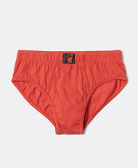 Super Combed Cotton Solid Brief with Ultrasoft Waistband - Assorted-11