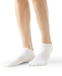 Compact Cotton Low Show Socks With StayFresh Treatment - White-3