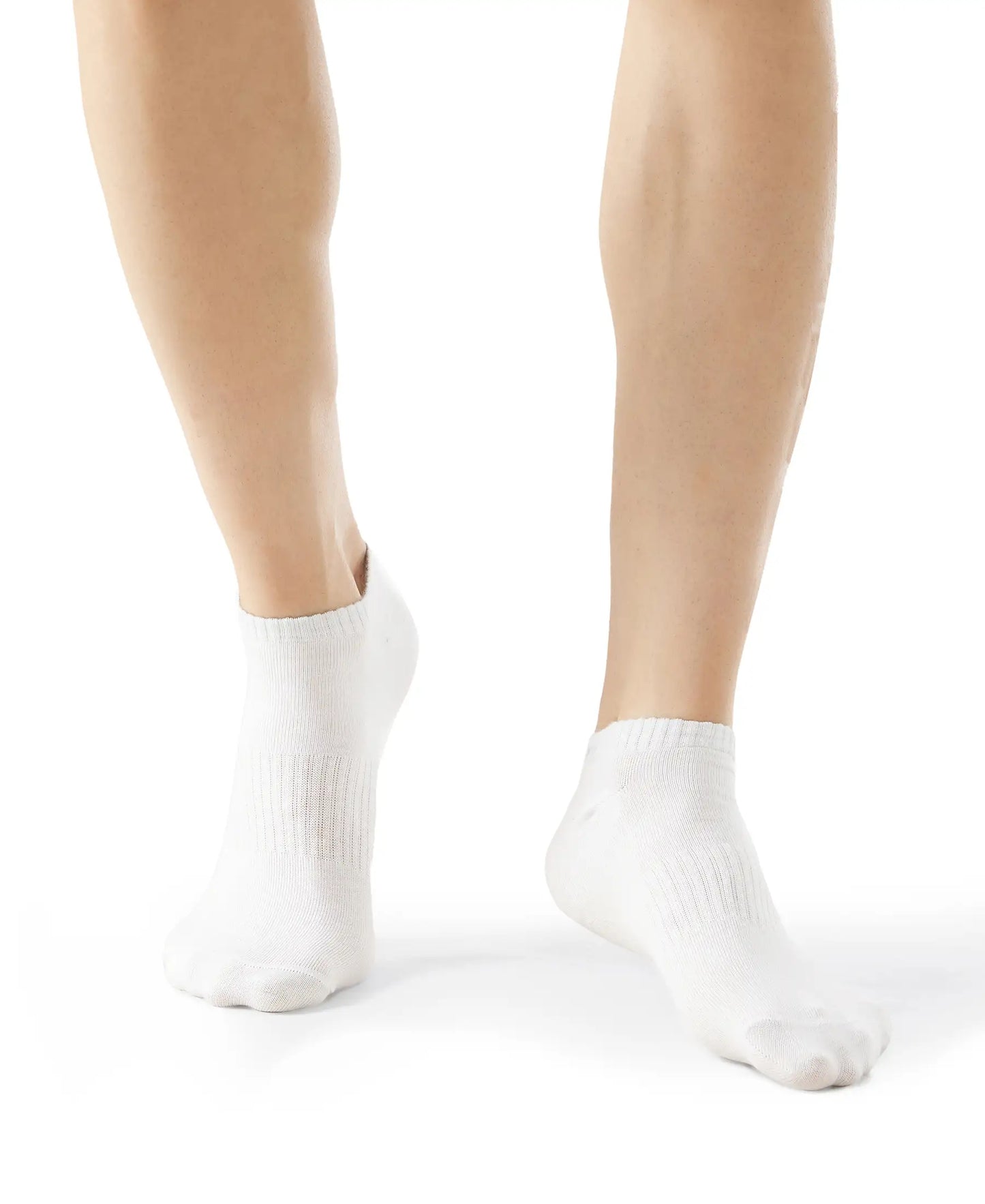 Compact Cotton Low Show Socks With StayFresh Treatment - White-4