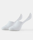 Compact Cotton No Show Socks With StayFresh Treatment - White-1