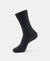 Modal Cotton Crew Length Socks with StayFresh Treatment - Black-1