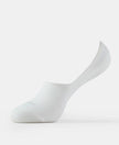 Microfiber and Compact Cotton Stretch No Show Socks with StayFresh Treatment - White-1