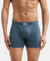 Super Combed Cotton Rib Solid Boxer Brief with Ultrasoft and Durable Waistband - Deep Slate-1