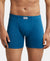 Super Combed Cotton Rib Solid Boxer Brief with Ultrasoft and Durable Waistband - Seaport Teal-1