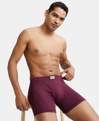 Super Combed Cotton Rib Solid Boxer Brief with Ultrasoft and Durable Waistband - Wine Tasting (Pack of 2)-6