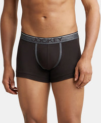 Super Combed Cotton Rib Solid Trunk with Ultrasoft Waistband - Brown-2