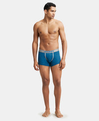 Super Combed Cotton Rib Solid Trunk with Ultrasoft Waistband - Seaport Teal-4