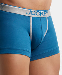 Super Combed Cotton Rib Solid Trunk with Ultrasoft Waistband - Seaport Teal (Pack of 2)