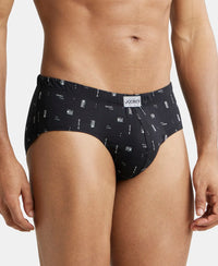 Super Combed Cotton Solid Brief with Ultrasoft Concealed Waistband - Assorted Color & Printed-3
