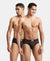 Super Combed Cotton Solid Brief with Ultrasoft Concealed Waistband - Brown-1