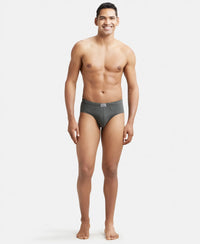 Super Combed Cotton Solid Brief with Ultrasoft Concealed Waistband - Deep Olive-5