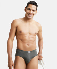 Super Combed Cotton Solid Brief with Ultrasoft Concealed Waistband - Deep Olive-6