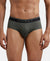 Super Combed Cotton Solid Brief with Ultrasoft Waistband - Deep Olive-1