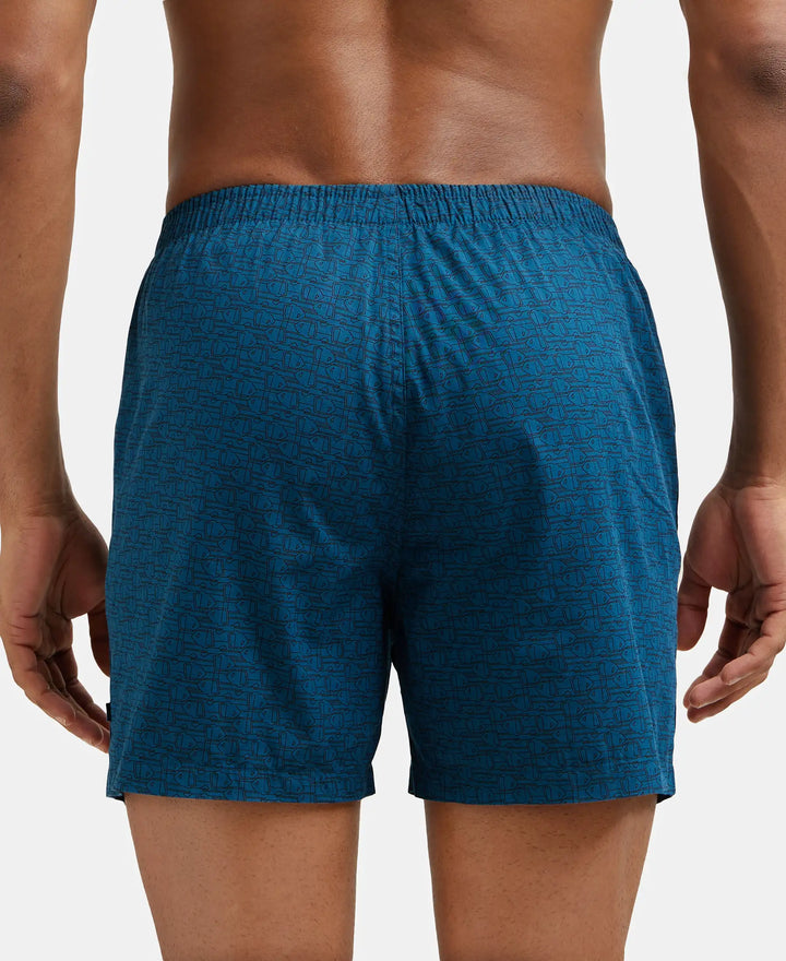 Buy Super Combed Mercerized Cotton Woven Printed Inner Boxers with ...