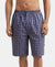 Super Combed Cotton Woven Bermuda with Inner Drawstring - Multi Color Check Des426-1