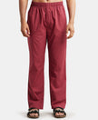Super Combed Cotton Fabric Regular Fit Pyjama with Inner Drawstring - Multi Color Check Des419-1