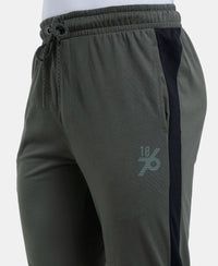 Super Combed Cotton Rich Straight Fit Trackpant with Side and Back Pockets - Deep Olive-7