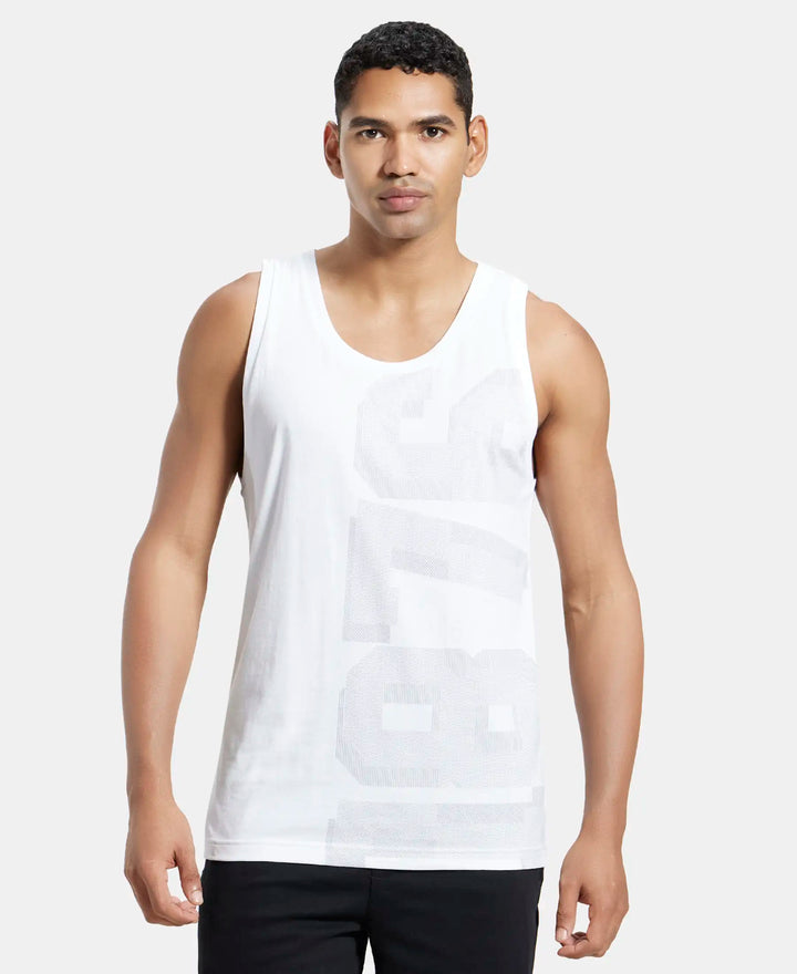 Super Combed Cotton Rich Tank Top - Orange Rust - Orange Rust-1