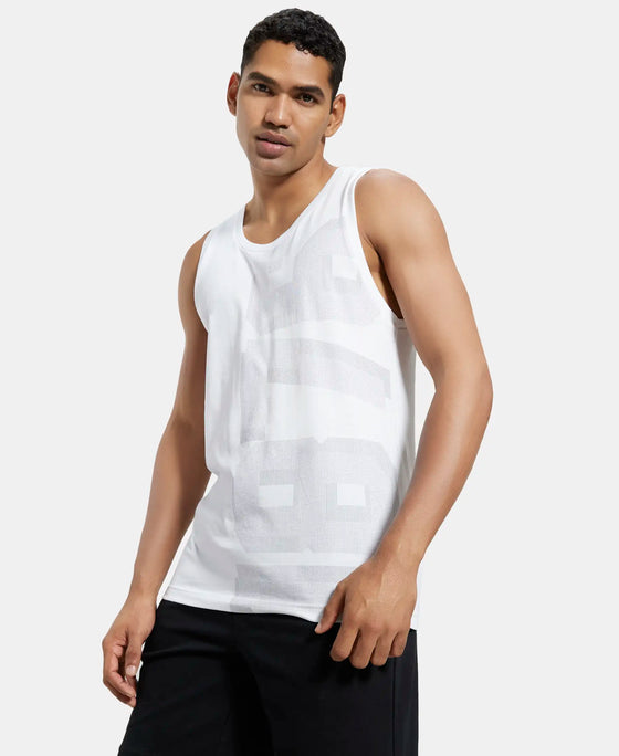 Super Combed Cotton Rich Tank Top - Orange Rust - Orange Rust-5