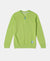 Super Combed Cotton Rich Mandarin Collar Sweatshirt - Greenery-1