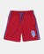 Super Combed Cotton Rich Graphic Printed Shorts with Contrast Side Taping - Shanghai Red-1