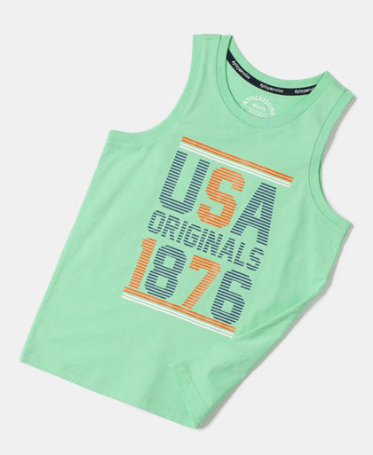Super Combed Cotton Graphic Printed Tank Top - Spring Boutique Printed-5