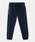 Super Combed Cotton Rich Graphic Printed Joggers with Ribbed Cuff Hem - Navy & Scuba Blue-1