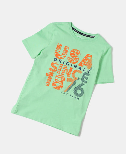 Super Combed Cotton Graphic Printed Half Sleeve T-Shirt - Spring Boutique Printed-4