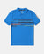 Super Combed Cotton Rich Graphic Printed Half Sleeve Polo T-Shirt - Neon Blue-1