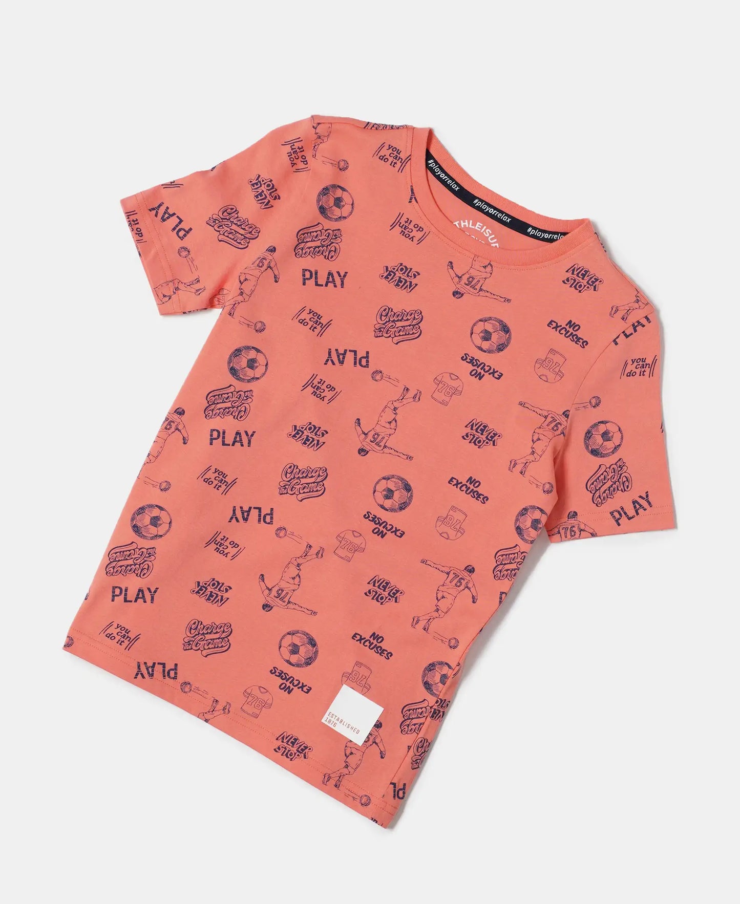 Super Combed Cotton Printed Half Sleeve T-Shirt - White Printed-13