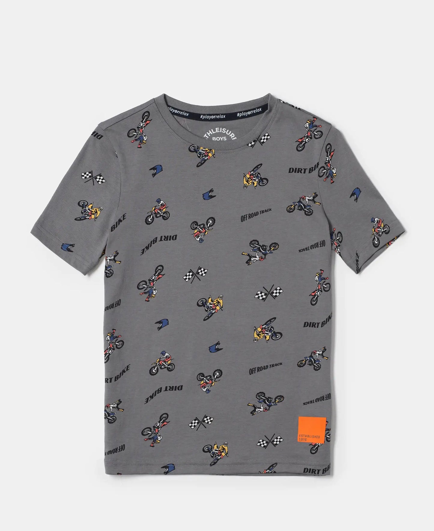 Super Combed Cotton Printed Half Sleeve T-Shirt - White Printed-9