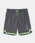 Super Combed Cotton Rich Graphic Printed Shorts with Contrast Tape Design - Gunmetal-1