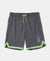 Super Combed Cotton Rich Graphic Printed Shorts with Contrast Tape Design - Gunmetal-1