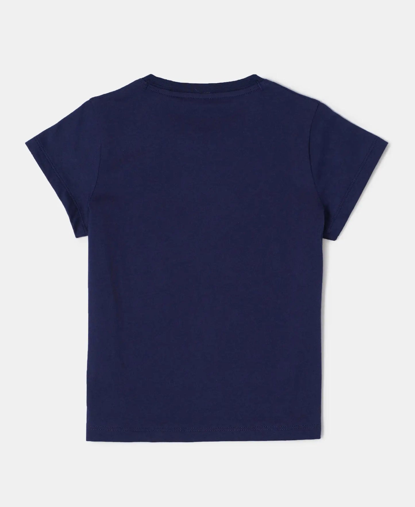 Super Combed Cotton Graphic Printed T-Shirt - Imperial Blue-2