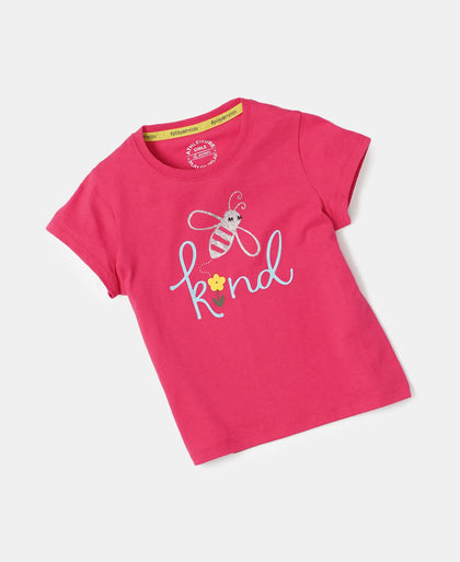 Super Combed Cotton Graphic Printed T-Shirt - Ruby-5