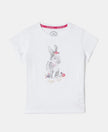 Super Combed Cotton Graphic Printed T-Shirt - White-1