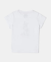 Super Combed Cotton Graphic Printed T-Shirt - White-2