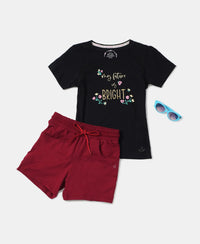 Super Combed Cotton French Terry Solid Shorts - Biking Red-4