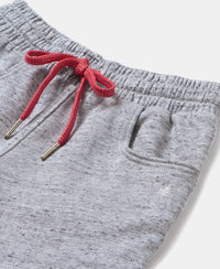 Super Combed Cotton French Terry Solid Shorts - Grey Snow Melange-3