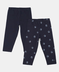 Super Combed Cotton Elastane Capri - Cosmic Sapphire-3
